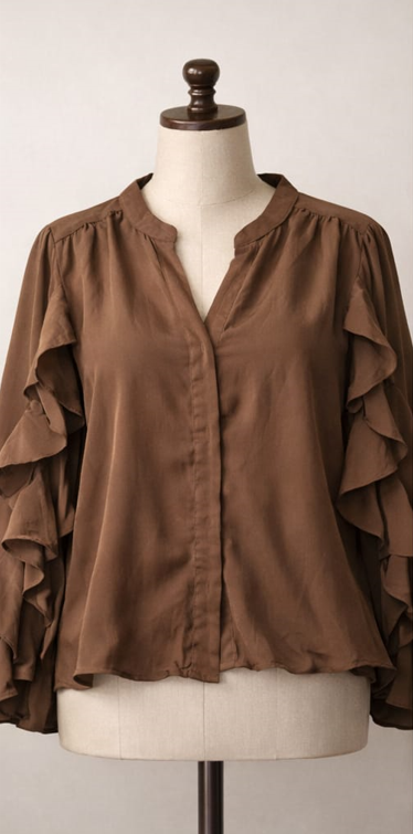 Camisa de Gaza con Volados