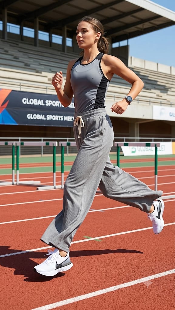 Pantalón deportivo con cordón ajustable
